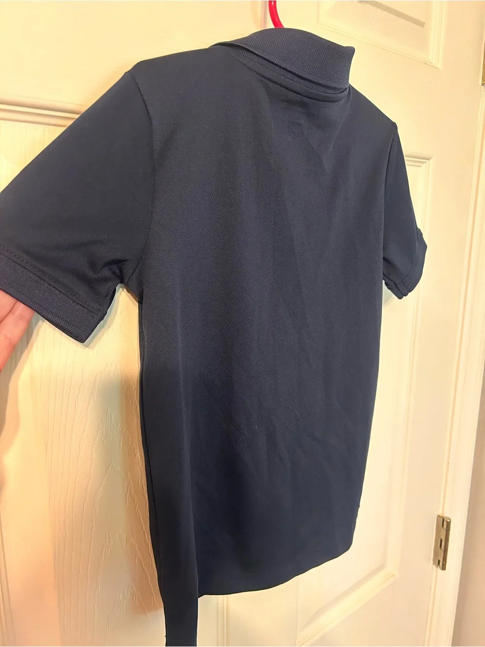 Boys, OshKosh B'gosh, Solid Navy Blue Short Sleeve Polo, Size 6